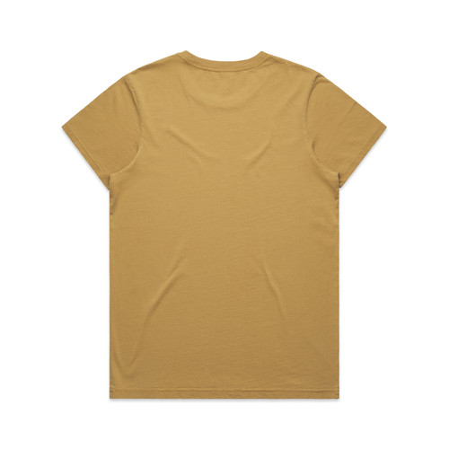 FADED MUSTARD - BACK wo's-maple-faded-tee-fadedmustard-back
